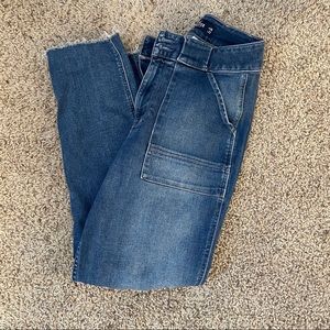 28W27L Hollister Jeans with Frayed Bottom